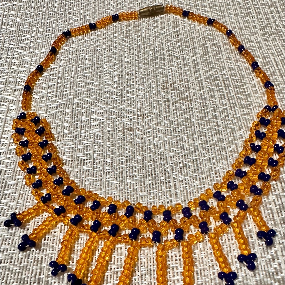 African Unique Handmade Beaded Choker made in a remote village Kenya
Maasai Mara
